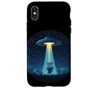 Divertente costume da bagno alieno per gli amanti degli scherzi UFO Custodia per iPhone X/XS