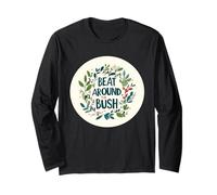 Divertente costume da battere intorno al cespuglio per gli amanti del linguaggio di idioma Maglia a Manica