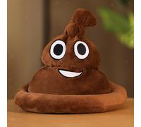 Divertente costume da cacca di peluche, leggero, per bambini e adulti, per