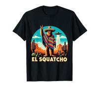 Divertente costume da cactus del deserto El Squatcho Maglietta