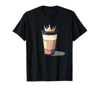 Divertente Costume da caffè per re e Regine Maglietta