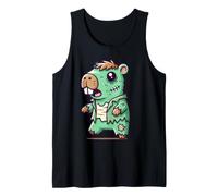 Divertente Costume da Capybara spettrale di Halloween Zombie Canotta