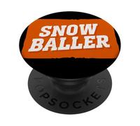 Divertente costume da combattimento palla di neve per uomo e donna PopSockets PopGrip Adesivo