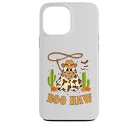 Divertente costume da cowgirl per Halloween, fantasma retrò Custodia per iPhone 13 Pro Max