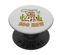 Divertente costume da cowgirl per Halloween, fantasma retrò PopSockets PopGrip Adesivo