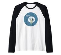 Divertente costume da dente di leone primaverile per gli amanti dei semi volanti Maglia con Maniche Raglan