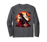 Divertente costume da dinosauro di Halloween da vampiro T-Rexula Maglia a Manica