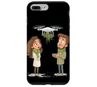 Divertente costume da drone intelligente con vischio per Natale Custodia per iPhone 7 Plus/8 Plus