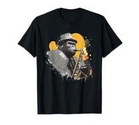 Divertente Costume da Gorilla Sassofono per Ragazzi e Ragazze Maglietta