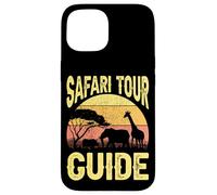 Divertente costume da guida turistica di safari - Animali Custodia per iPhone 15