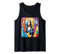 Divertente Costume da Lama in Alpaca Cotopaxi Selfie Monna Lisa Canotta