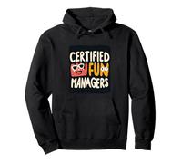 Divertente Costume da Manager Certificato per Gruppi Felpa con Cappuccio