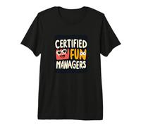 Divertente Costume da Manager Certificato per Gruppi Maglietta Premium