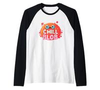 Divertente Costume da Mostro Blob per Un Look Freddo Maglia con Maniche Raglan