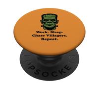 Divertente costume da mostro Frankenstein per Halloween, scherzo Bruh PopSockets PopGrip Adesivo