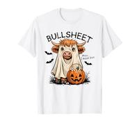 Divertente Costume da Mucca delle Highland per Halloween, Stile Vintage Maglietta