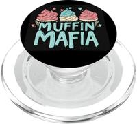Divertente costume da muffin da mafia per gli amanti dei dolci PopSockets PopGrip per MagSafe