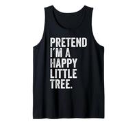 Divertente Costume da Pigro Halloween per Pretend I'm a Happy Little Tree Canotta