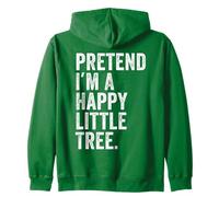 Divertente Costume da Pigro Halloween per Pretend I'm a Happy Little Tree Felpa con Cappuccio