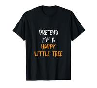 Divertente Costume da Pigro Halloween per Pretend I'm A Happy Little Tree Maglietta