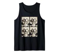 Divertente Costume da Pipistrello da Vampiro Beagle Carino Cane Gotico Halloween Canotta