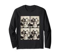 Divertente Costume da Pipistrello da Vampiro Beagle Carino Cane Gotico Halloween Maglia a Manica