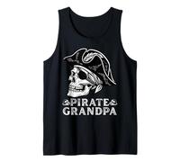 Divertente costume da pirata per uomini, donne e bambini, con ossa incrociate Canotta