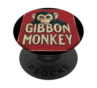Divertente costume da scimmia Gibbon PopSockets PopGrip Adesivo