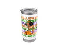 Divertente costume da strega spaventosa per Halloween con melanina nera Bicchiere termico in acciaio inox doppia parete