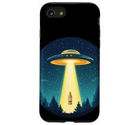 Divertente costume da UFO per gli amanti degli alieni e delle birre Custodia per iPhone SE (2020) / 7 / 8