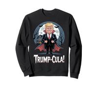 Divertente Costume da Vampiro Dracula Parodia Umorismo per Halloween Felpa