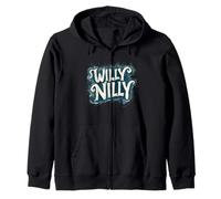 Divertente costume da Willy Nilly Emblem Felpa con Cappuccio
