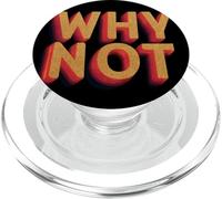 Divertente costume di dichiarazione Why Not PopSockets PopGrip per MagSafe