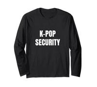 Divertente Costume di Halloween da Mamma e papà K-Pop Security Maglia a Manica