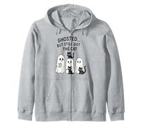 Divertente Costume di Halloween di Ghosted Still Got The Cat Felpa con Cappuccio