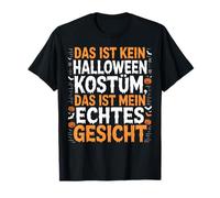 Divertente Costume di Halloween Questo è Il Mio Vero Viso Maglietta