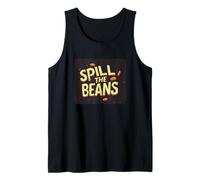 Divertente costume di idioma del discorso di Spill the Beans Canotta