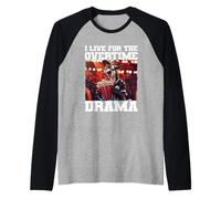 Divertente costume drammatico straordinario per capre e amanti del calcio Maglia con Maniche Raglan