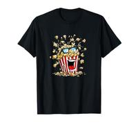 Divertente Costume Grande Cinema per Gli Amanti dei Popcorn Maglietta