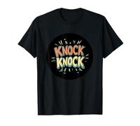 Divertente costume Knock Knock per ragazzi e ragazze Maglietta