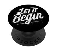 Divertente costume "Let it begin" PopSockets PopGrip Adesivo