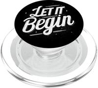 Divertente costume "Let it begin" PopSockets PopGrip per MagSafe