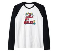 Divertente Costume Natalizio Cattivo con Questo Jingle My Bells Maglia con Maniche Raglan
