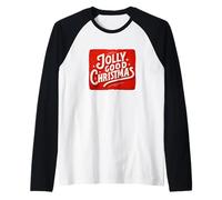 Divertente Costume Natalizio Jolly Good Maglia con Maniche Raglan