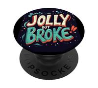 Divertente costume natalizio rotto per un look allegro ma rotto PopSockets PopGrip Adesivo
