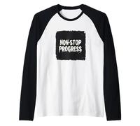 Divertente costume non stop progresso per ragazzi e ragazze Maglia con Maniche Raglan