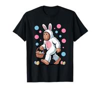 Divertente Costume Pasquale Bigfoot Sasquatch Bunny Maglietta