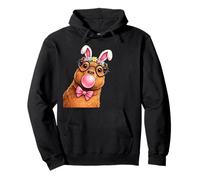 Divertente Costume Pasquale Capybara Coquette Bunny Easter Capybara Felpa con Cappuccio