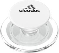 Divertente covata estiva per amanti delle cicale 2024 PopSockets PopGrip per MagSafe