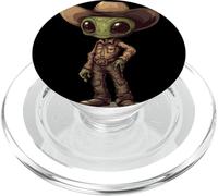 Divertente cowboy alieno per uno stile fuori dal mondo PopSockets PopGrip per MagSafe